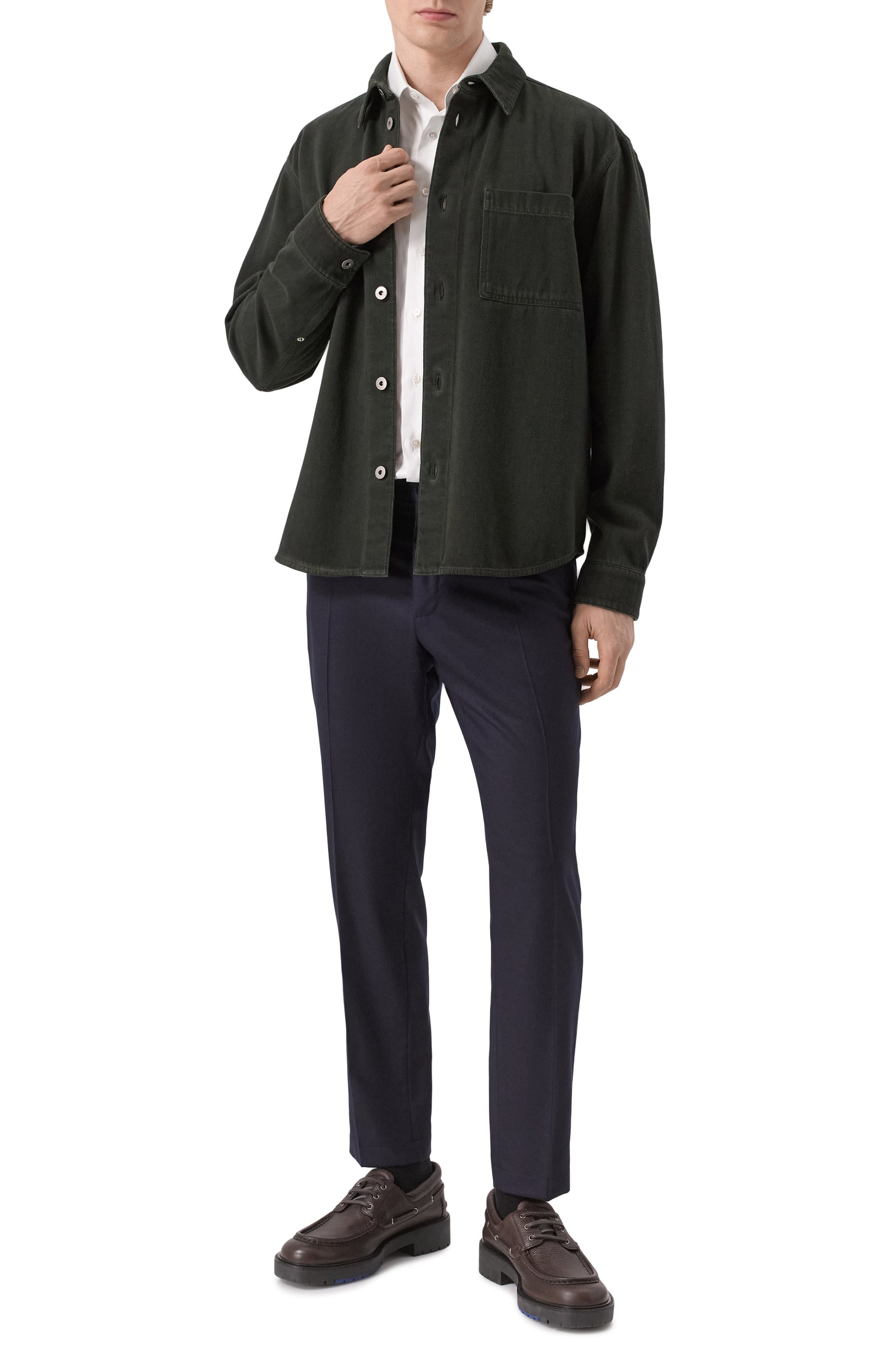 Джинсовая рубашка BURBERRY, арт. 8101259, фото 2