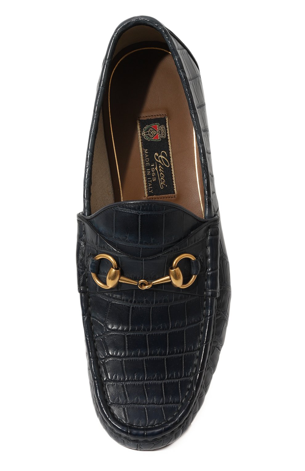 Лоферы из кожи крокодила GUCCI, арт. 307929 EC200, фото 6