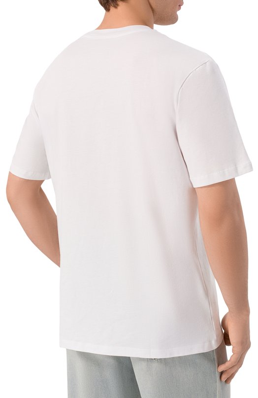 Хлопковая футболка HINNOMINATE HMABM01561 Белый  HMABM01561 Фото 4