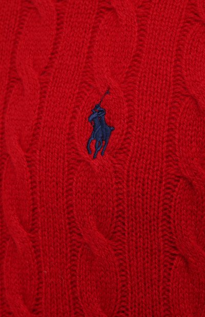 Свитер из шерсти и кашемира POLO RALPH LAUREN красного цвета по цене 26400 руб., арт. 710719546, фото 5 Свитер из шерсти и кашемира POLO RALPH LAUREN, арт. 710719546, фото 5