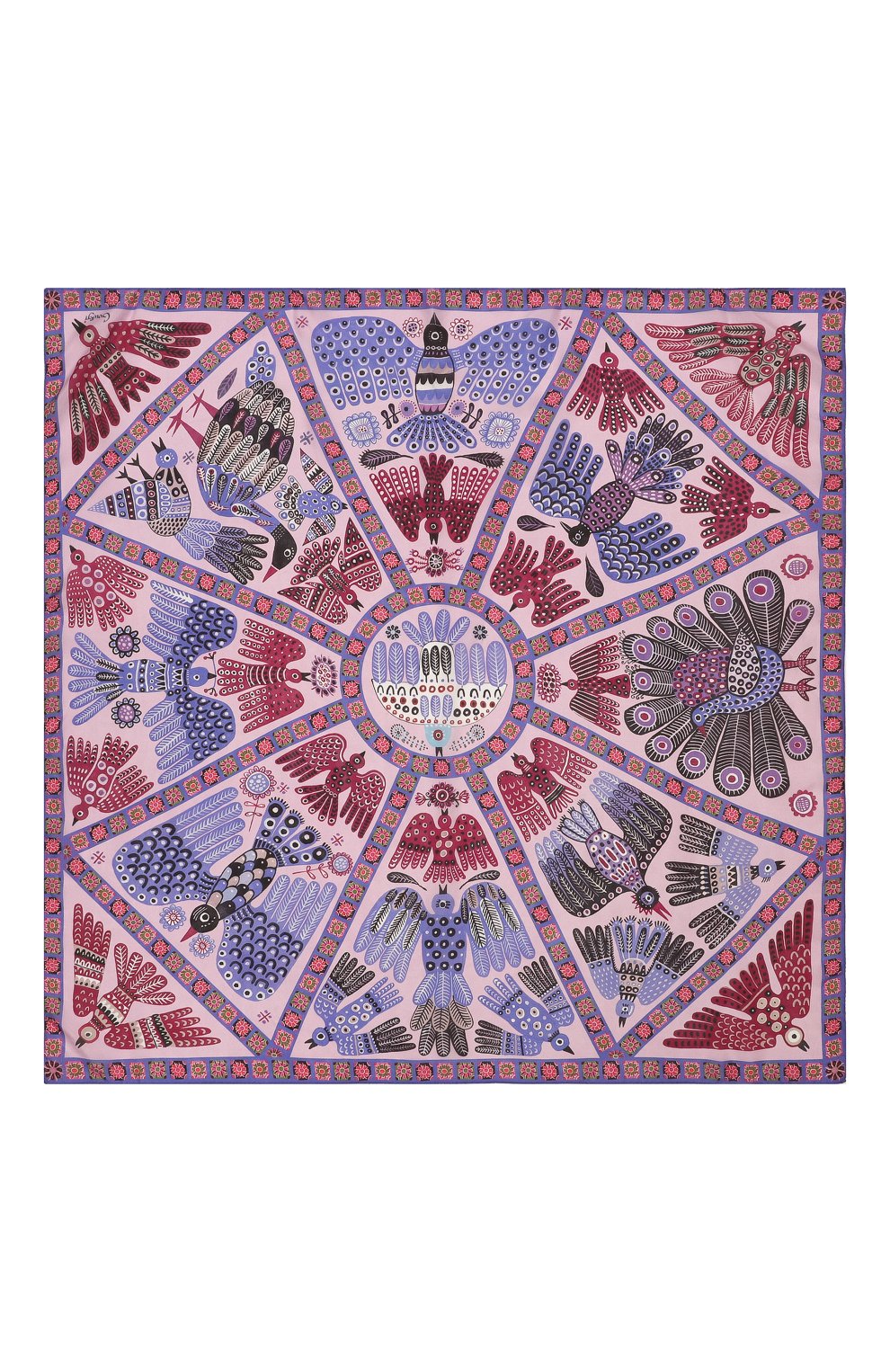 Шелковый платок небеса GOURJI, арт. T21SKY7VIR/1, фото 5