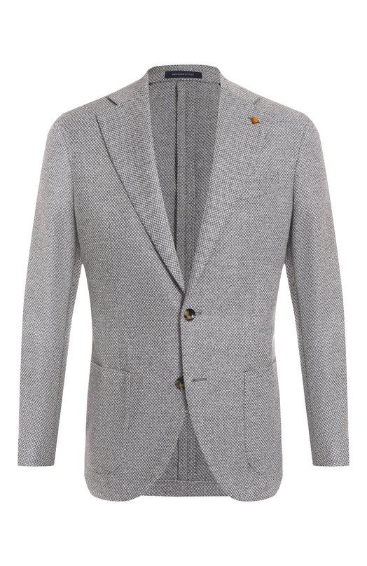 Шерстяной пиджак Sartoria Latorre EF74/UI0020 Серый EF74/UI0020