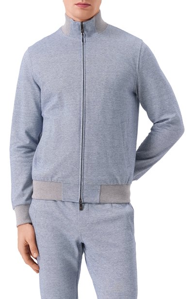 Толстовка изо льна и хлопка CAPOBIANCO, арт. 18M452.LUR0., фото 3