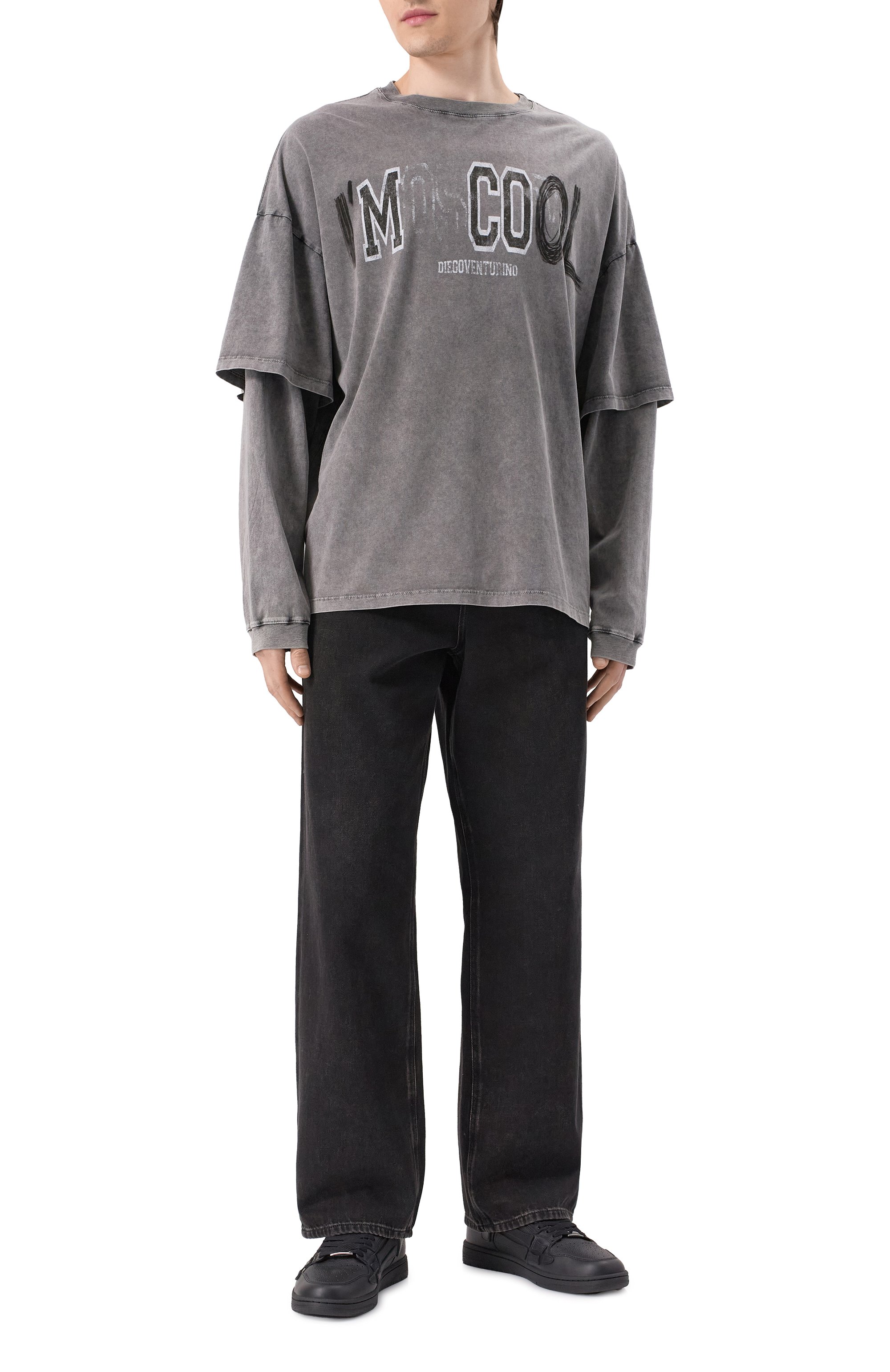 Кожаные кеды skel-top AMIRI, арт. AMF0SR1078, фото 2