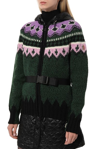 Комбинированный кардиган MONCLER GRENOBLE, арт. I20989B00001/M3130, фото 3