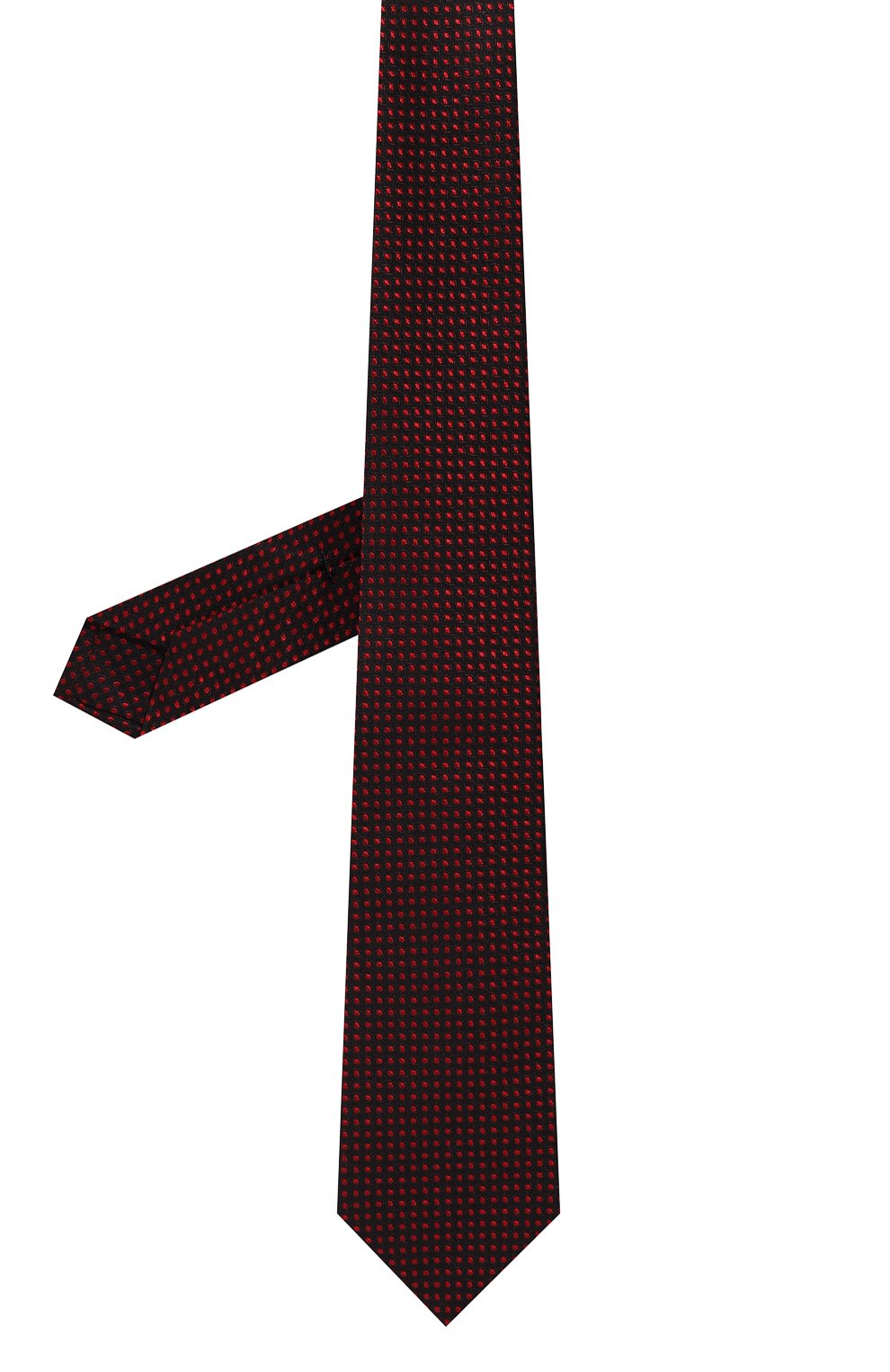 Галстук из шелка и шерсти KITON красного цвета по цене 29500 руб., арт. UCRVKPC08H37, фото 3 Галстук из шелка и шерсти KITON, арт. UCRVKPC08H37, фото 3