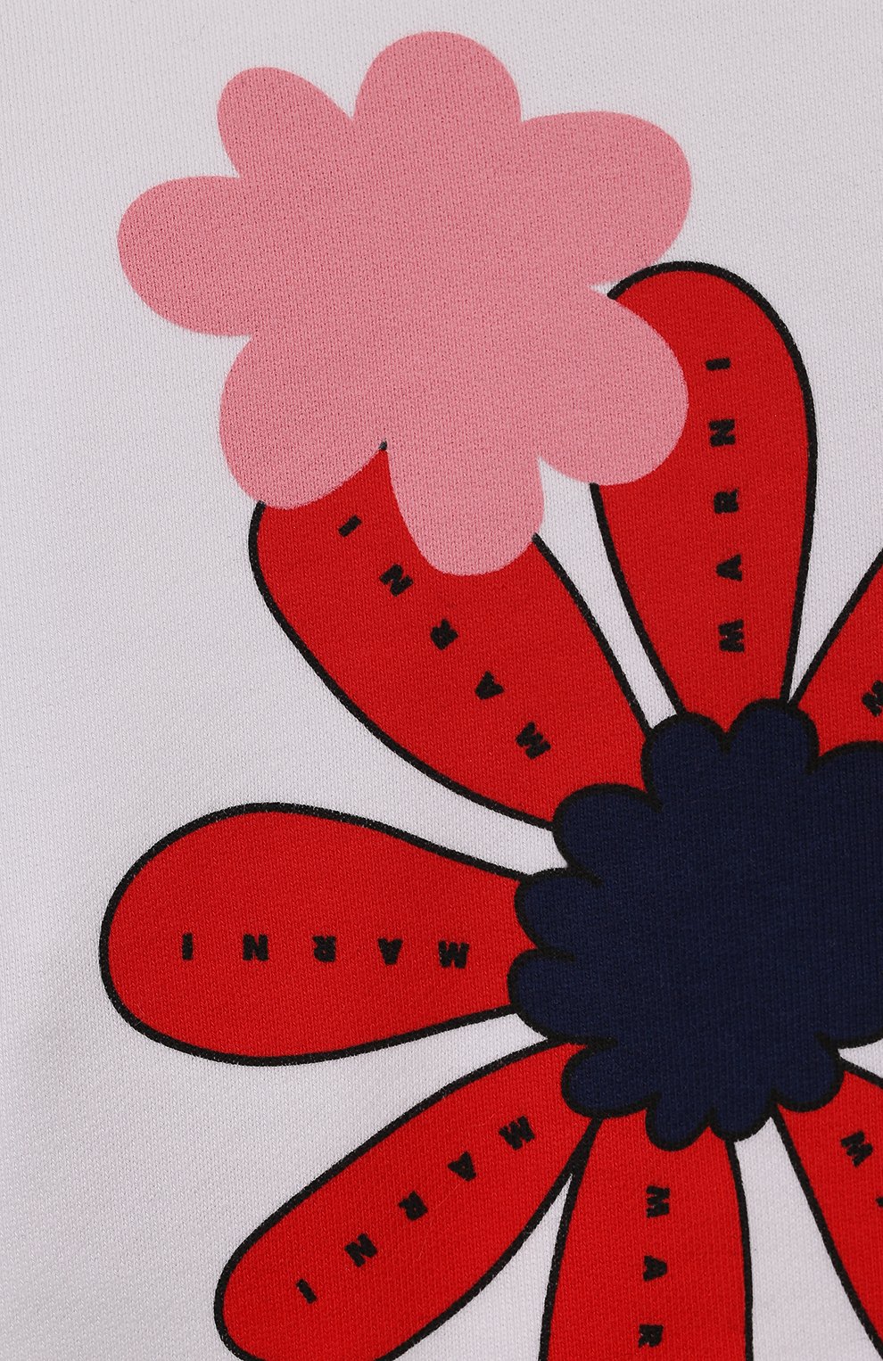 Хлопковый свитшот MARNI белого цвета по цене 9950 руб., арт. M00755/M00NF, фото 3 Хлопковый свитшот MARNI, арт. M00755/M00NF, фото 3