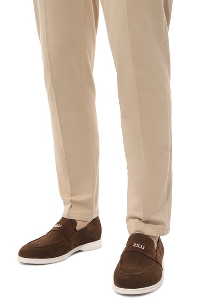 Лоферы из нубука ZILLI, арт. H0075AM1003VRUL01, фото 3