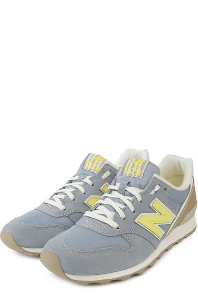 Замшевые кроссовки 996 на шнуровке NEW BALANCE разноцветного цвета по цене 10990 руб., арт. WR996HD/B, фото 2 Замшевые кроссовки 996 на шнуровке NEW BALANCE, арт. WR996HD/B, фото 2