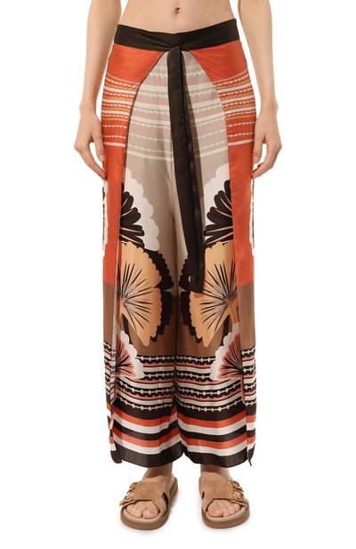 Атласные брюки WEEKEND MAX MARA, арт. BLASONE 241669101, фото 3