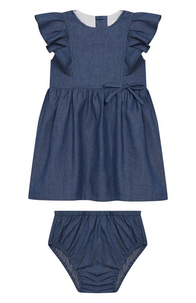 Комплект из хлопкового платья и шорт ALETTA, арт. RW99290/1M-18M
