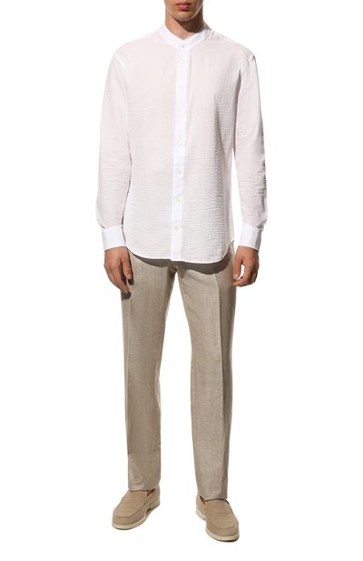 Хлопковая рубашка GIORGIO ARMANI, арт. 2WGCCZ16/TZ272, фото 2