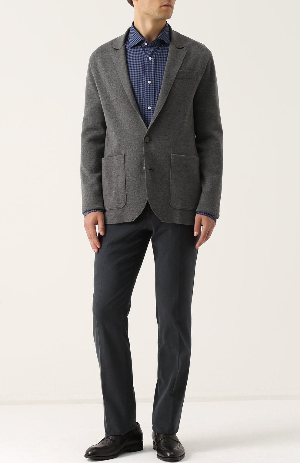 Хлопковая рубашка в клетку RALPH LAUREN, арт. 791669109, фото 2