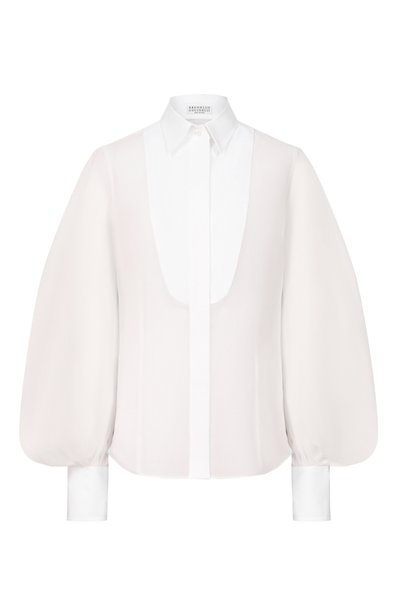 Женская хлопковая рубашка BRUNELLO CUCINELLI, арт. M0F91NL706