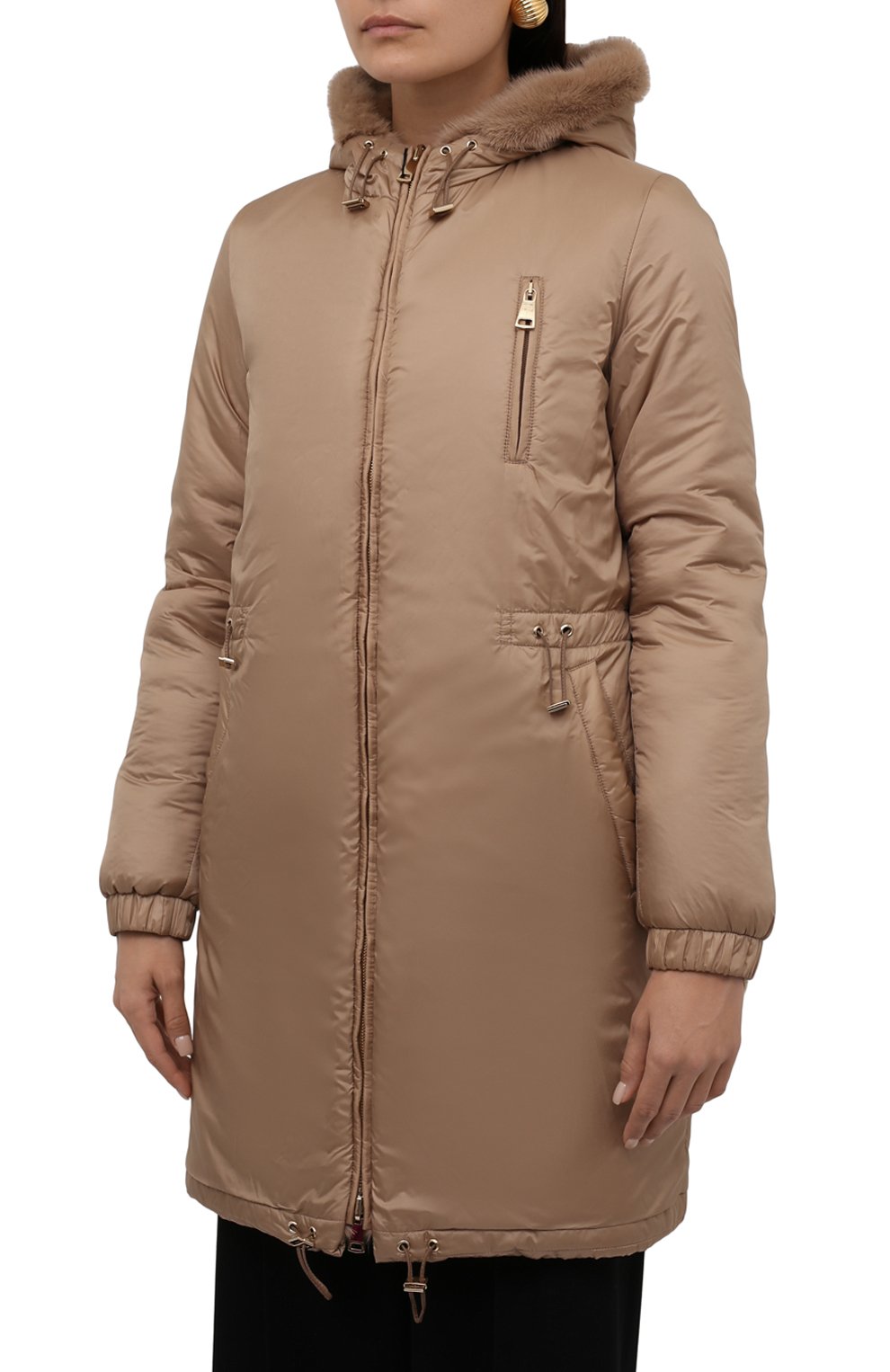 Шуба из меха норки MANZONI24, арт. 21M551-VFNY/38-46, фото 6