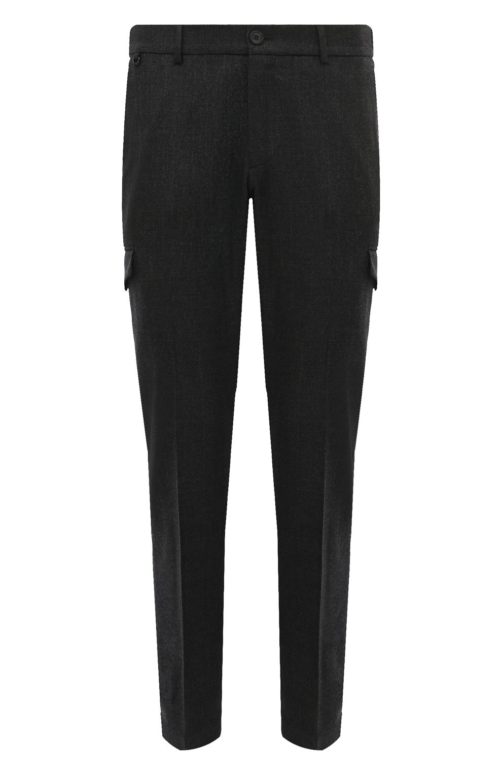 Шерстяные брюки-карго STEFANO RICCI темно-серого цвета по цене 108000 руб., арт. M1T3300082/T029HC, фото 1 Шерстяные брюки-карго STEFANO RICCI, арт. M1T3300082/T029HC, фото 1