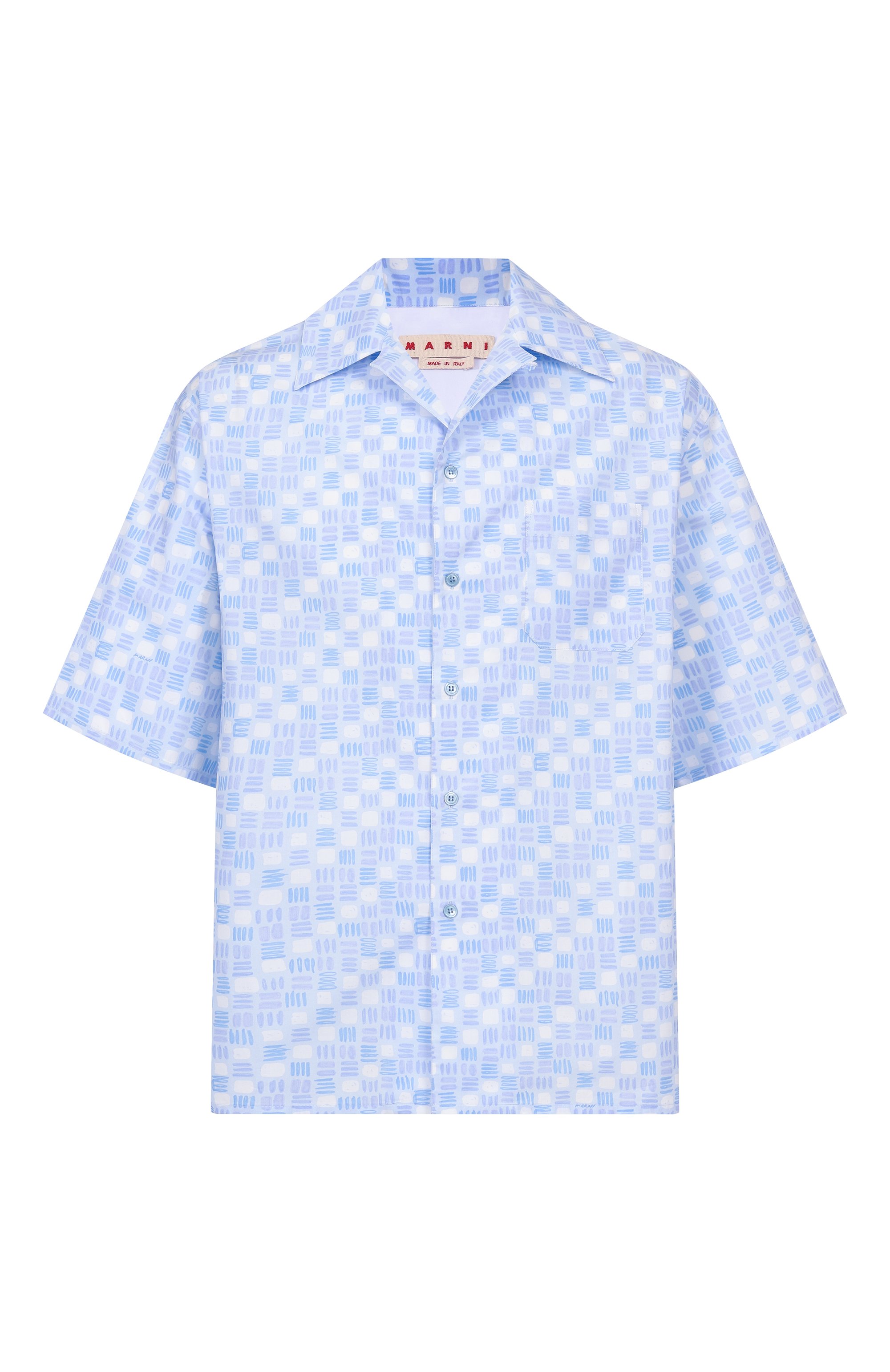 Хлопковая рубашка MARNI, арт. CUMU0213U1/UTC569, фото 1