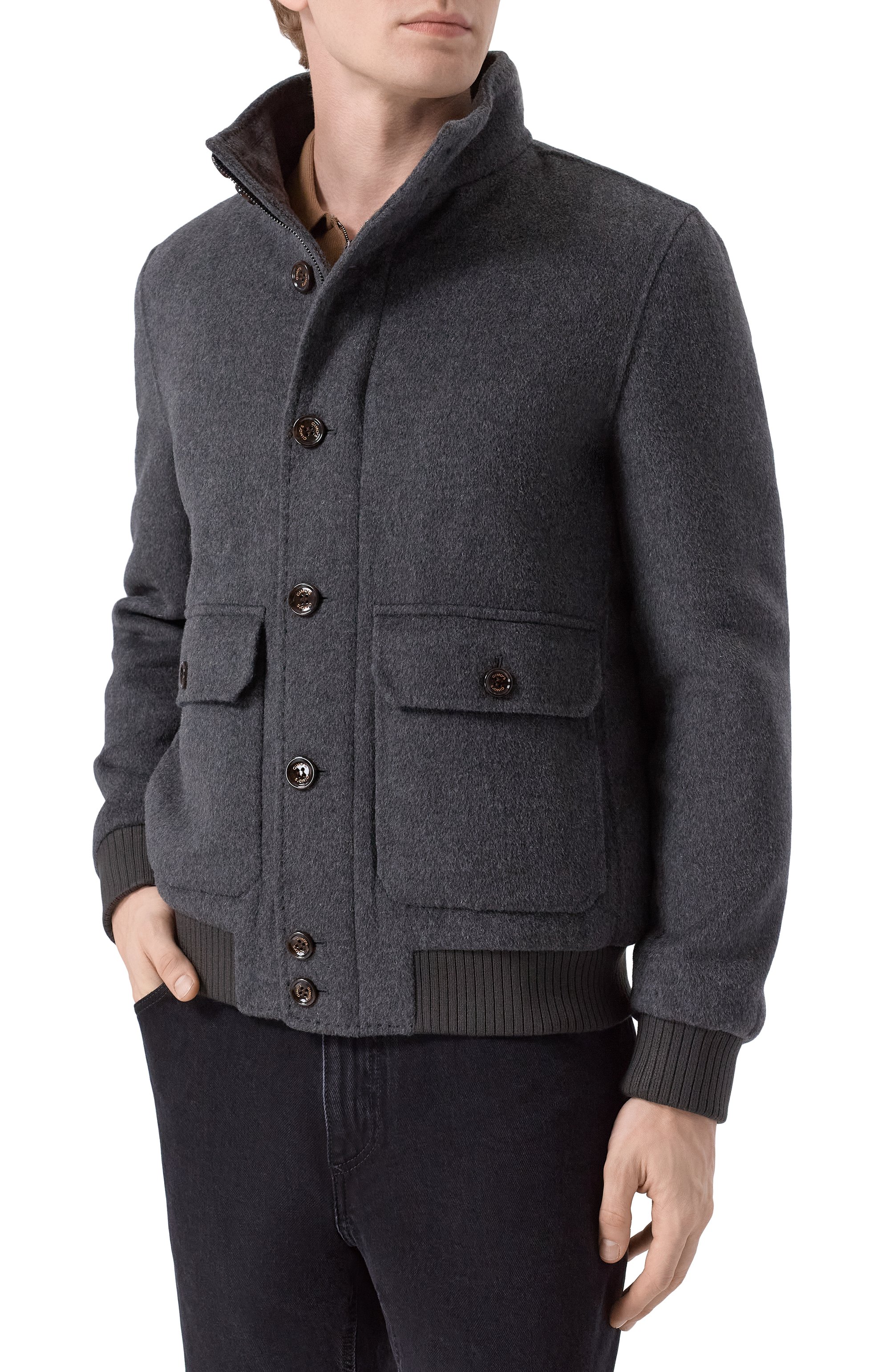 Бомбер из шерсти и вискозы GIMO'S, арт. 5W20.U.020.605, фото 6