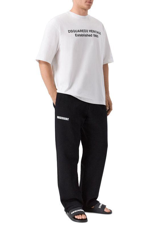 Шлепанцы Dsquared2 FSM0085/17208869 Чёрный  FSM0085/17208869 Фото 2