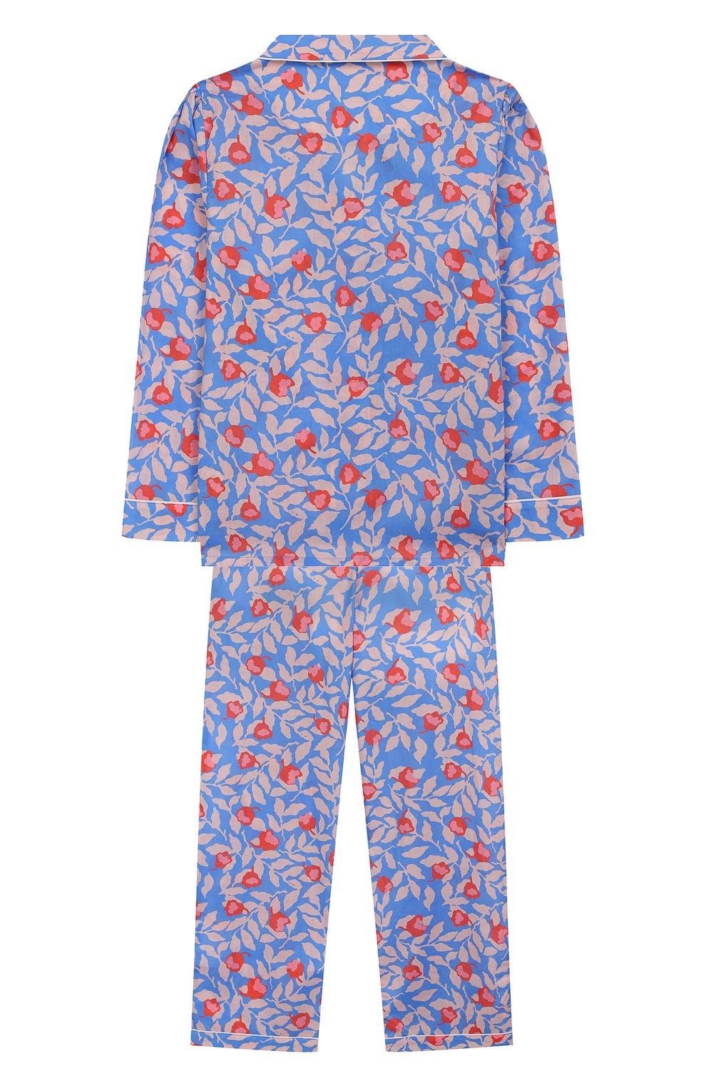 Хлопковая пижама LITTLE YOLKE, арт. AW19-12C-NE-FL/9-12Y, фото 2