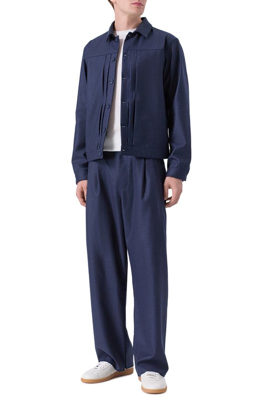 Кашемировая куртка-рубашка MVST M25.1PM.J001* Синий  M25.1PM.J001* Фото 2