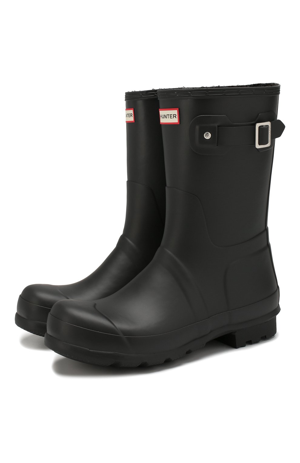 Резиновые сапоги HUNTER черного цвета по цене 16400 руб., арт. MFS9097RMA, фото 1 Резиновые сапоги HUNTER, арт. MFS9097RMA, фото 1