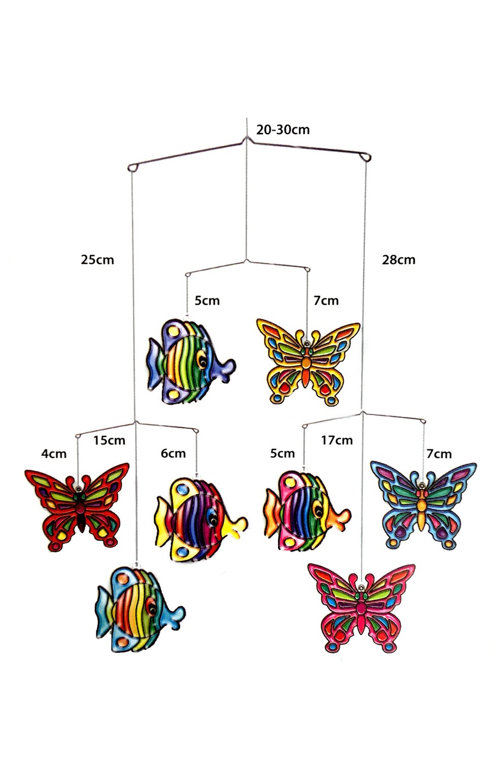 Воздушный витраж рыбки SENTOSPHERE, арт. 242, фото 4