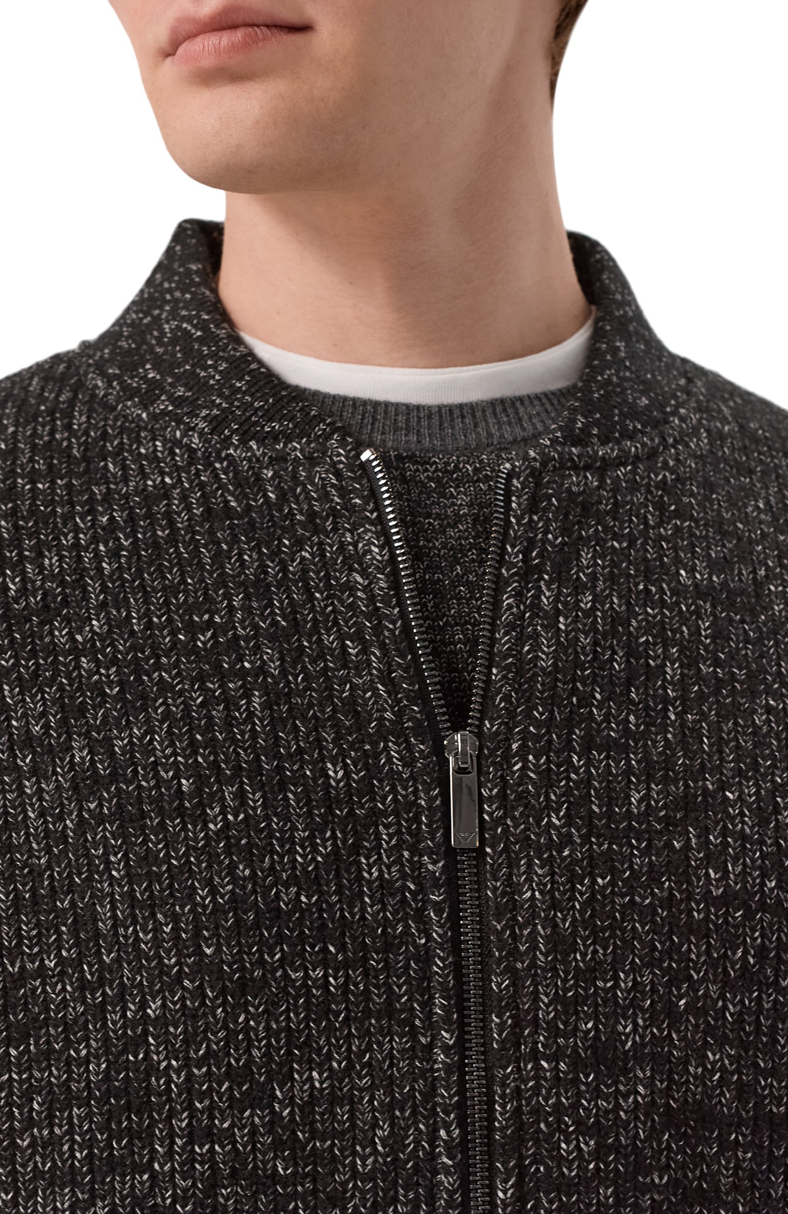 Кардиган из шерсти и хлопка EMPORIO ARMANI, арт. EM006435/AF29849, фото 5