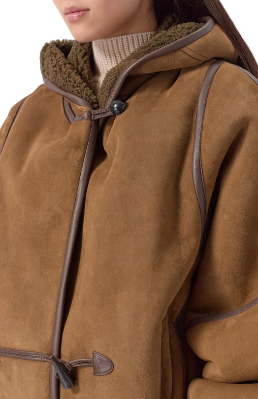 Дубленка из овчины Isabel Marant 24H/MA0296FA-B4A01I Коричневый  24H/MA0296FA-B4A01I Фото 5