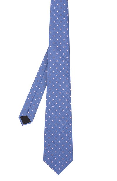 Шелковый галстук LANVIN голубого цвета по цене 11150 руб., арт. 1303/TIE, фото 3 Шелковый галстук LANVIN, арт. 1303/TIE, фото 3