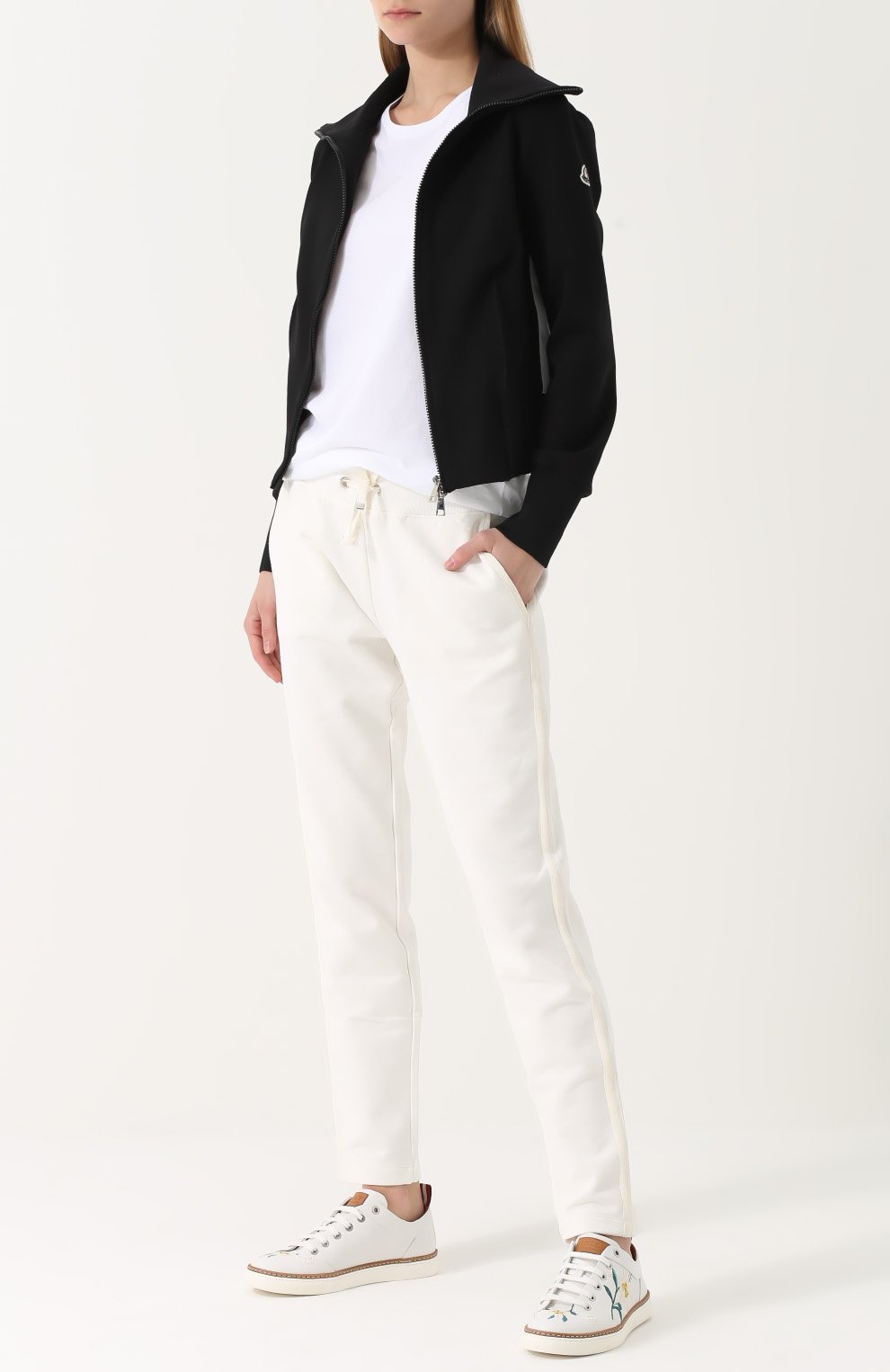 Жакет на молнии с отложным воротником MONCLER, арт. C1-093-84978-00-8299Y, фото 2