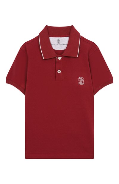 Хлопковое поло BRUNELLO CUCINELLI, арт. BE854T315A