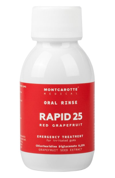 Же�нское ополаскиватель для полости рта rapid 25 red grapefruit (100ml) MONTCAROTTE, арт. MCM0325
