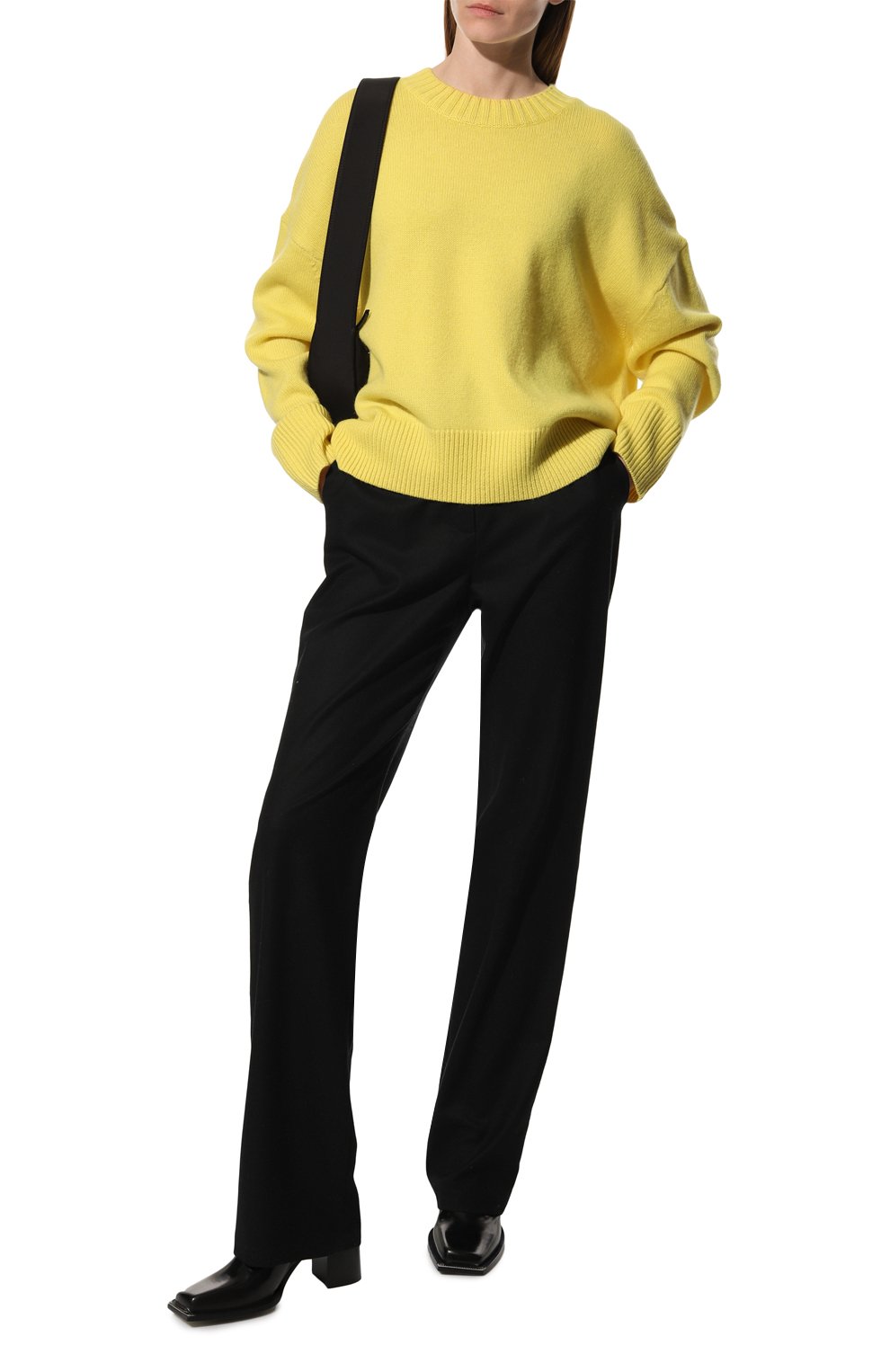 Кашемировый свитер SEVEN LAB желтого цвета по цене 29400 руб., арт. Jumper 22 yellow, фото 2 Кашемировый свитер SEVEN LAB, арт. Jumper 22 yellow, фото 2