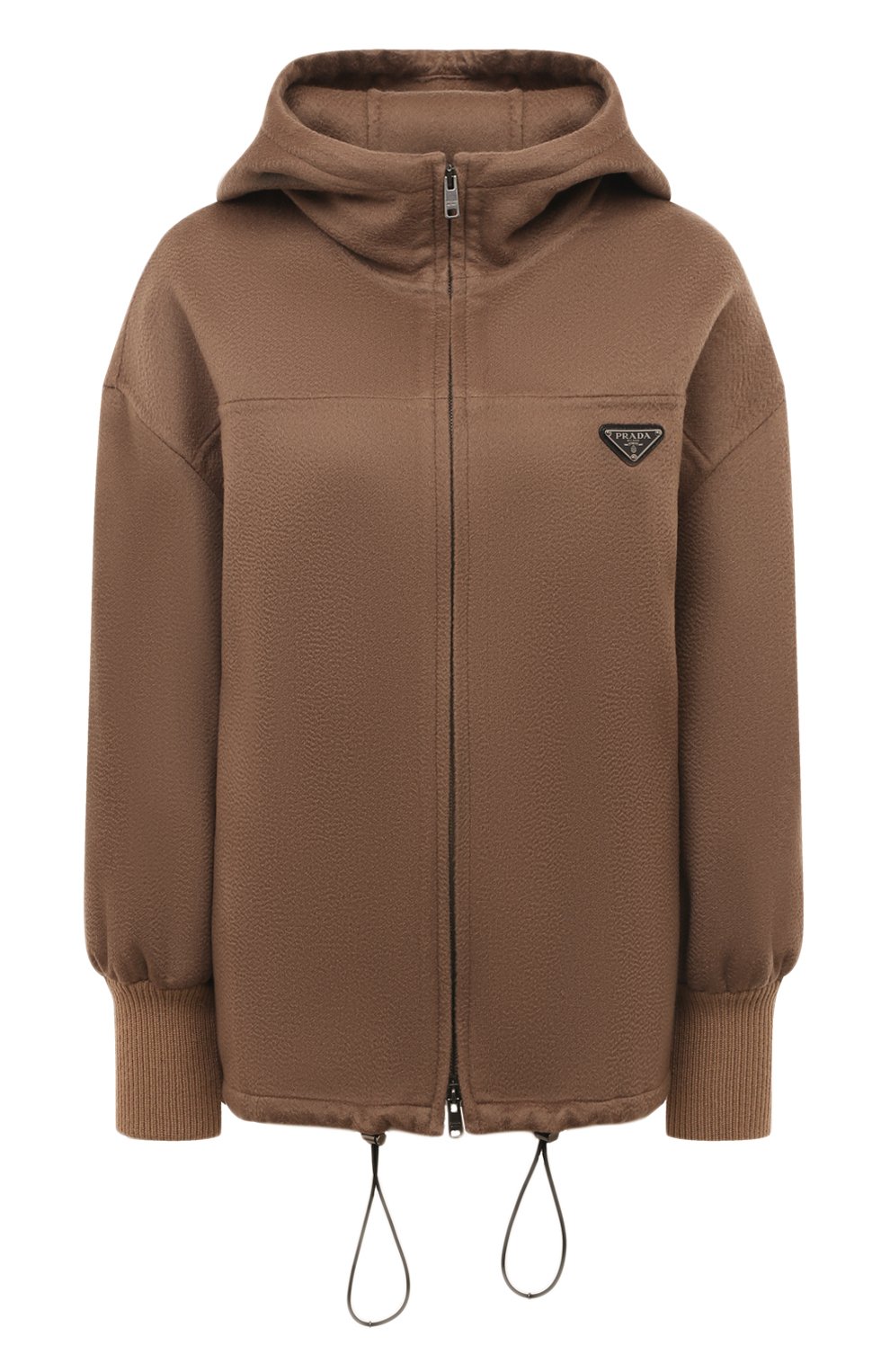 Кашемировая куртка PRADA бежевого цвета по цене 580000 руб., арт. P679L-1XON-F0040-212, фото 1 Кашемировая куртка PRADA, арт. P679L-1XON-F0040-212, фото 1