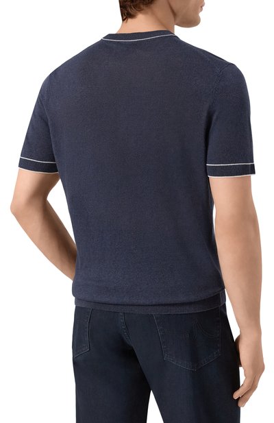 Джемпер изо льна и вискозы BOSS, арт. 50537639, фото 4