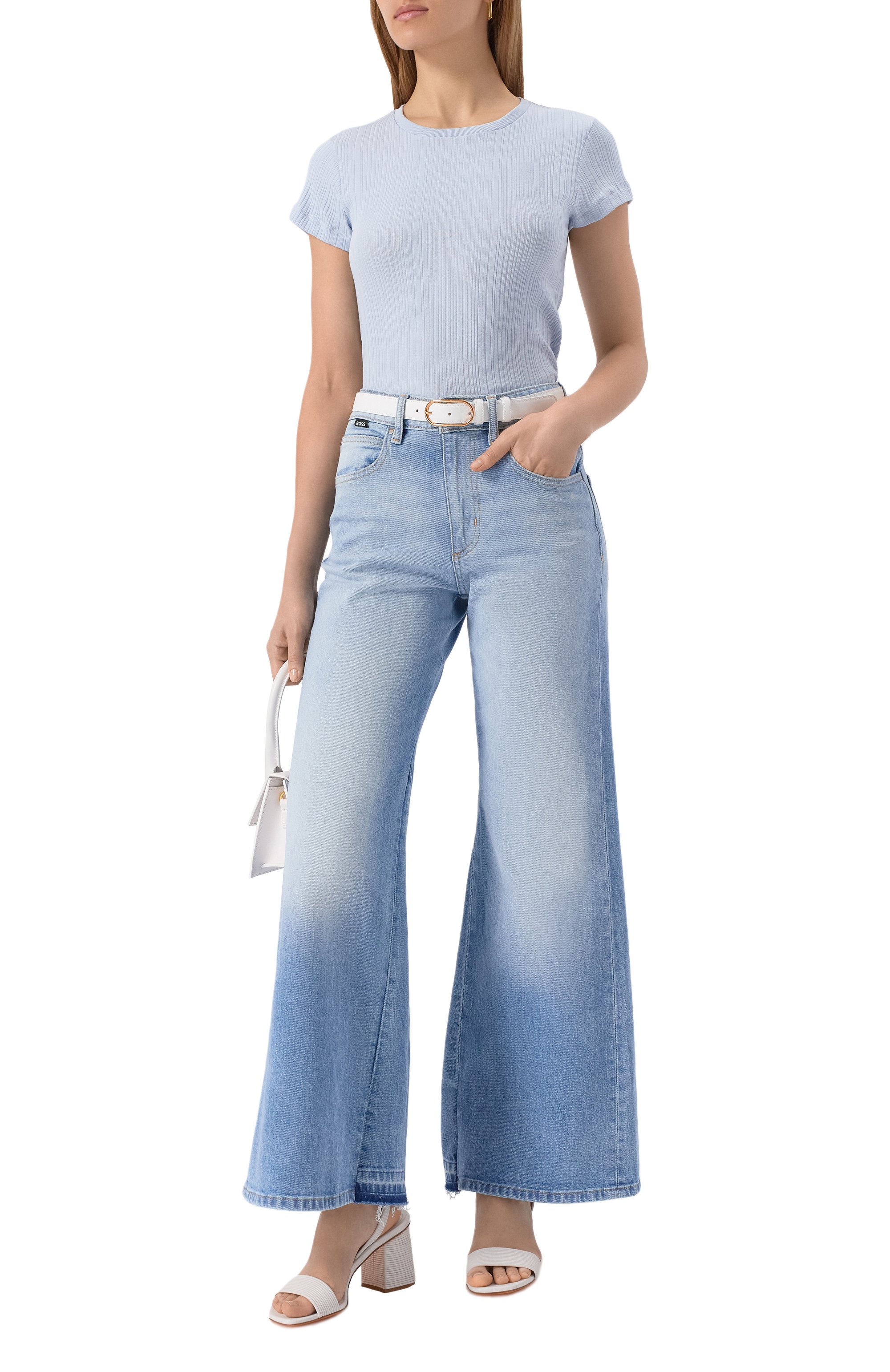 Кожаные босоножки SANTONI, арт. WHVG71550HM7T0NL, фото 2