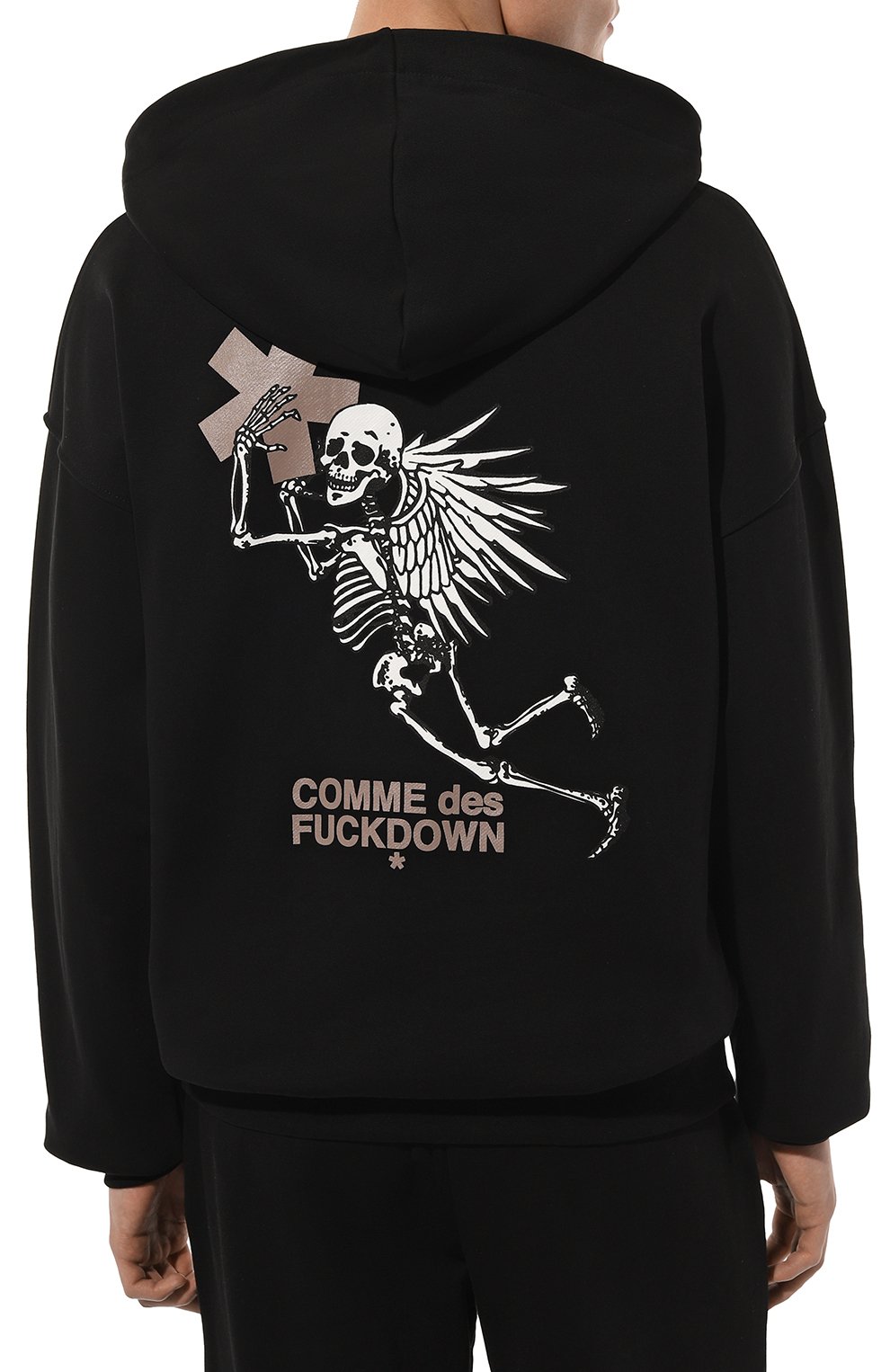 Хлопковое худи COMME DES FUCKDOWN, арт. CFABM01333, фото 4