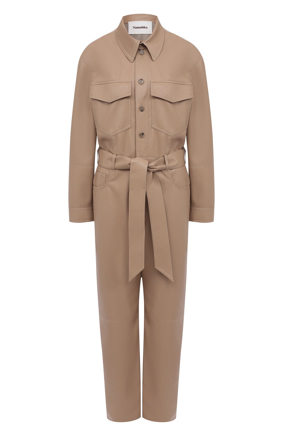 Комбинезон из экокожи NANUSHKA, арт. ASHT0N_SANDST0NE_VEGAN LEATHER, фото 1