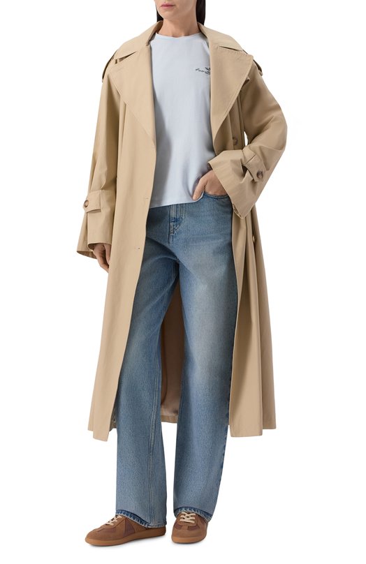 Хлопковая футболка Aeronautica Militare TS2490DJ00675 Голубой  TS2490DJ00675 Фото 2