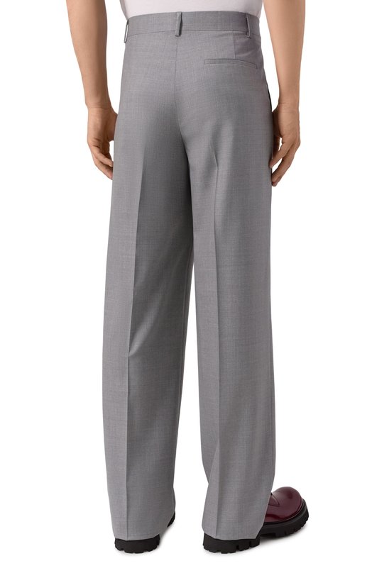 Шерстяные брюки Moschino V0307/5238 Серый  V0307/5238 Фото 4