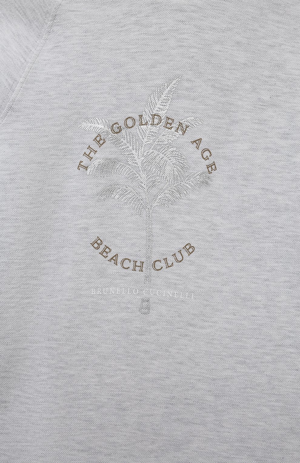 Хлопковая футболка BRUNELLO CUCINELLI, арт. BE854E169B, фото 3