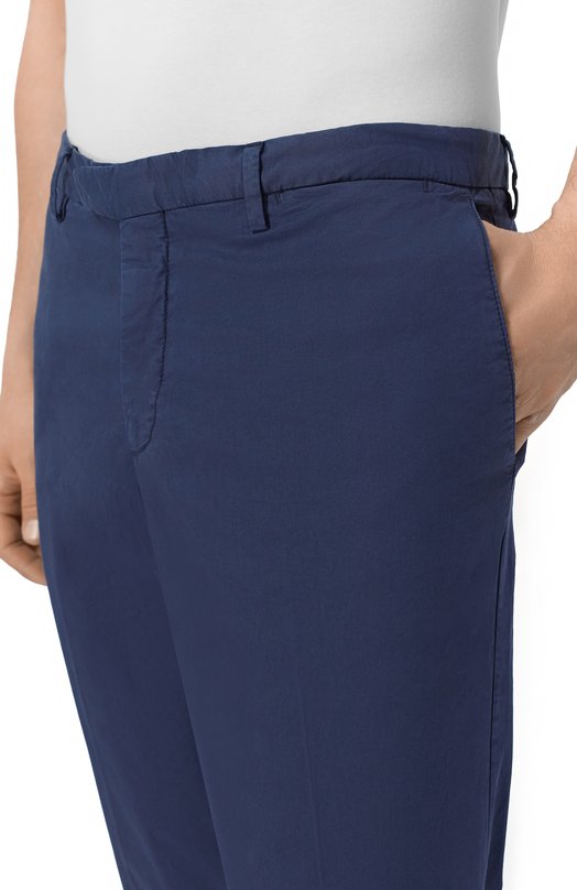 Хлопковые брюки Boglioli 80882Q/SB5751 Синий  80882Q/SB5751 Фото 5