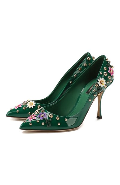 Кожаные туфли lori DOLCE & GABBANA, арт. CD1208/AX253, фото 1