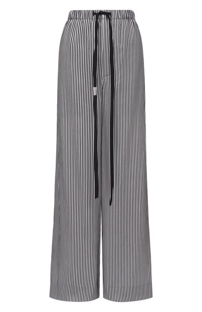 Женские брюки из л иоцелла и шелка ANN DEMEULEMEESTER, арт. B0014017/FA737