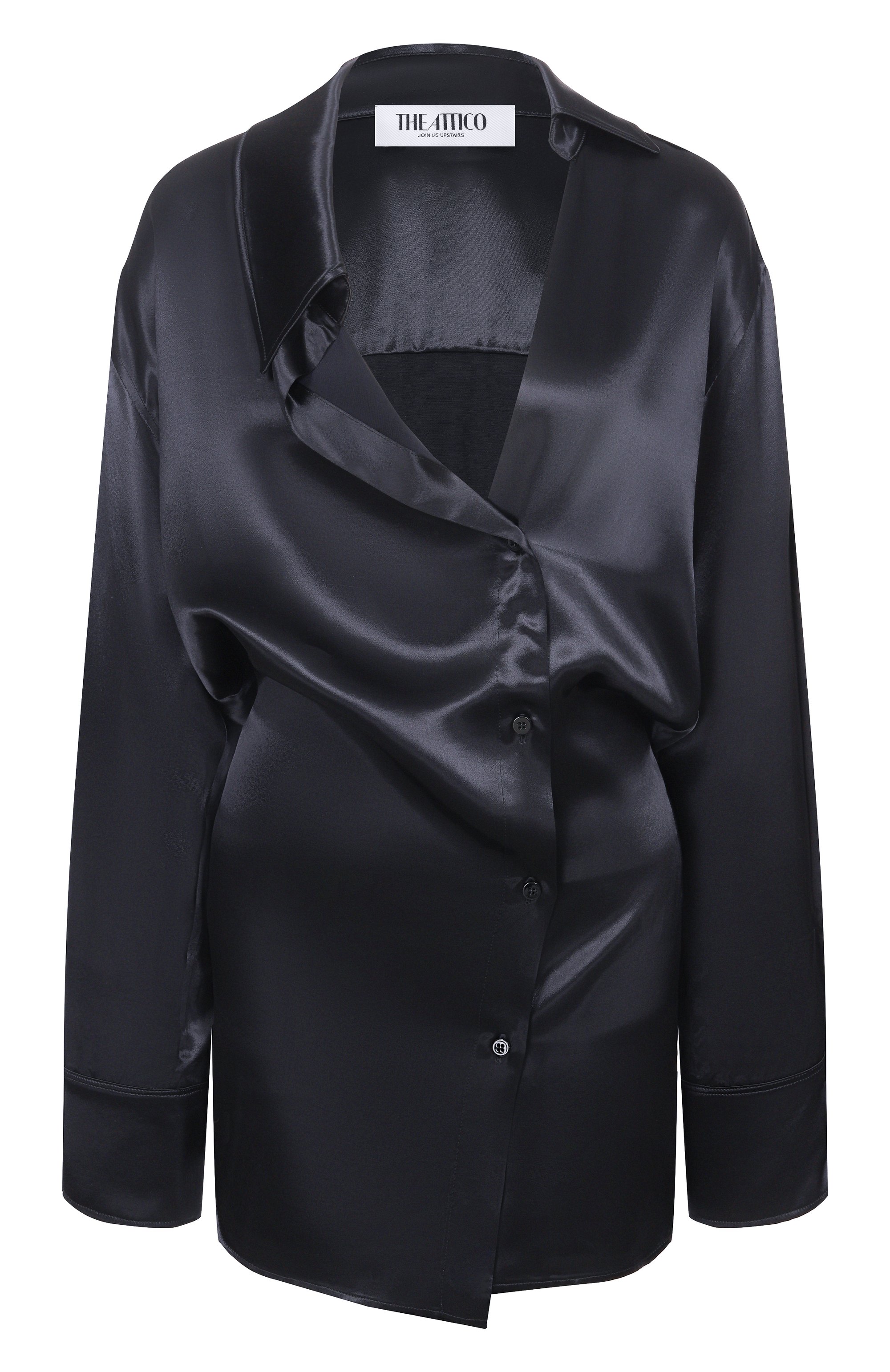 Атласное платье THE ATTICO, арт. 260WCA00462/VVV102AA, фото 1