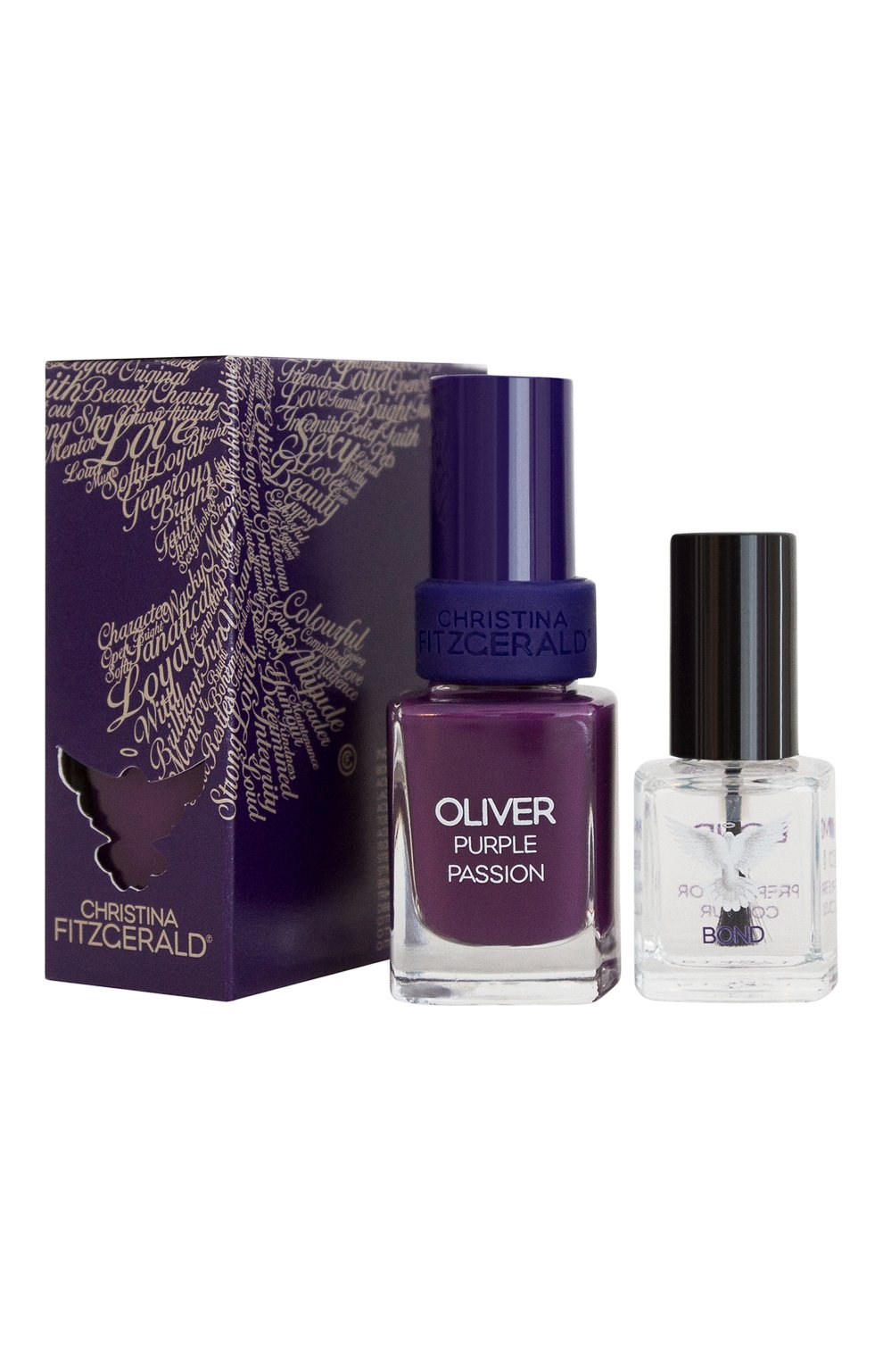 Лак для ногтей \пурпурная страсть\" oliver purple passion + bond (12+9ml)" CHRISTINA FITZGERALD, арт. 9333381004567, фото 1