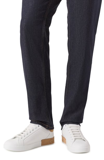 Кожаные кеды portofino DOLCE & GABBANA, арт. CS2278/AF218, фото 3