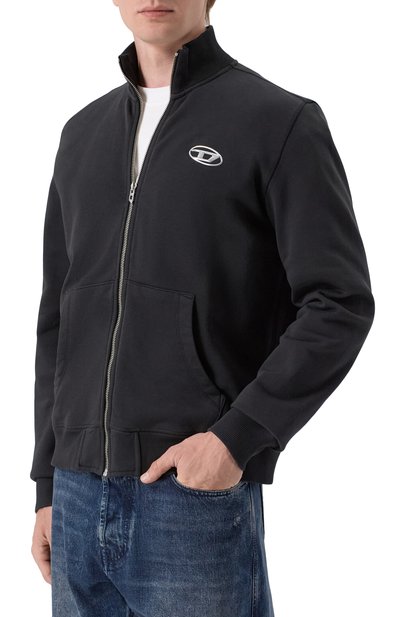 Хлопковая толстовка DIESEL, арт. A21873/0BKBW, фото 3