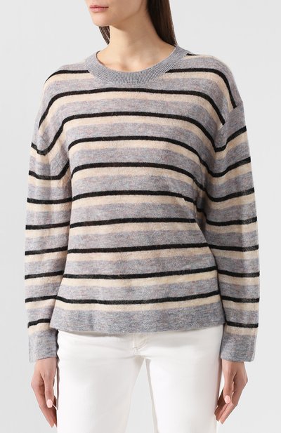 Пуловер ACNE STUDIOS серого цвета по цене 24600 руб., арт. A60046, фото 3 Пуловер ACNE STUDIOS, арт. A60046, фото 3